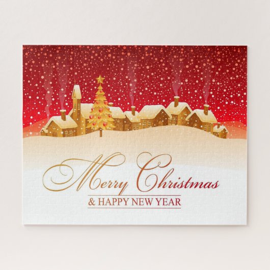 Puzzle Joyeux Noël et Bonne Année (Horizontal)