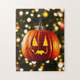 Puzzle Joyeux Noël et un joyeux Halloween