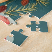 Puzzle Joyeux Noël Girafe (Côté)