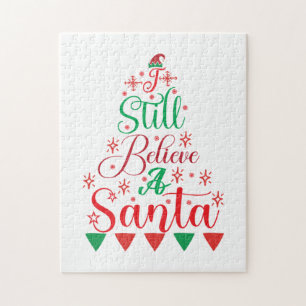 Puzzle Joyeux Noël Je Crois Toujours Un Père Noël