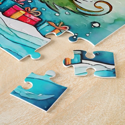 Puzzle Joyeux Noël | Joyeuses fêtes, tous (Côté)