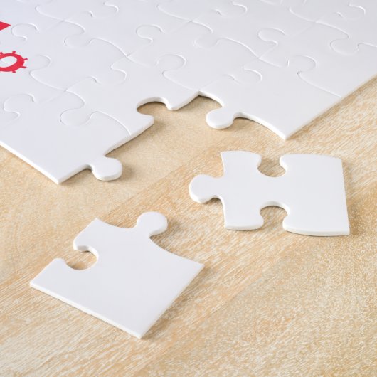 Puzzle Joyeux Noël Joyeux Noël Drôle Père Noël Hohoho (Côté)