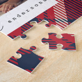 Puzzle Joyeux Noël Joyeux Noël personnalisé Photo de fami (Côté)