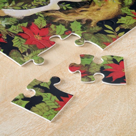 Puzzle Joyeux Noël licorne (Côté)