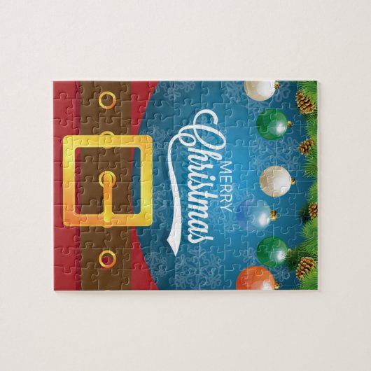 Puzzle Joyeux Noël Père Noël (Horizontal)