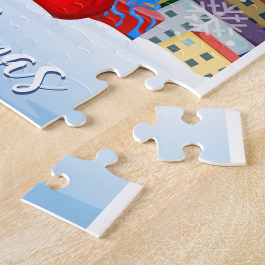 Puzzle Joyeux Noël Père Noël (Côté)