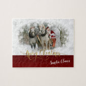 Puzzle Joyeux Noël Père Noël (Horizontal)