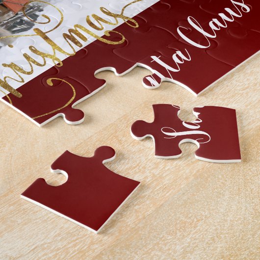 Puzzle Joyeux Noël Père Noël (Côté)