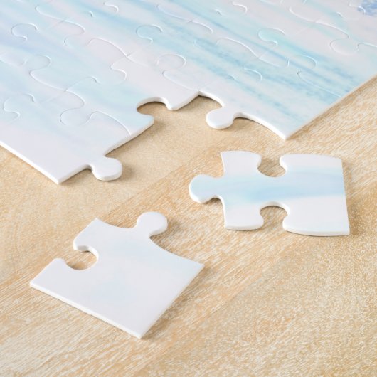 Puzzle Joyeux Noël! Père Noël avec chat et chien (Côté)