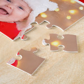 Puzzle Joyeux Noël Photo Collage Beau Rouge Vert (Côté)