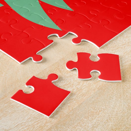 Puzzle Joyeux Noël Red Green Tree 4Jessica (Côté)