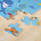 Puzzle Joyeux Noël Shark (Côté)