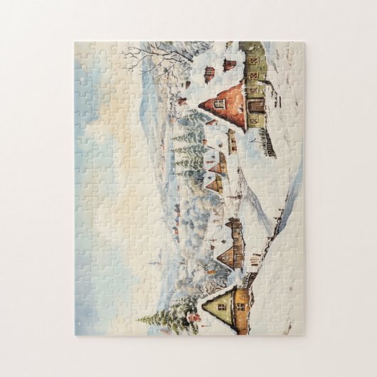 Puzzle Joyeux Noël vintage (Vertical)