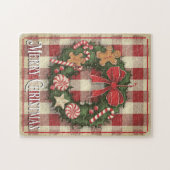 Puzzle Joyeux Noël vintage (Horizontal)