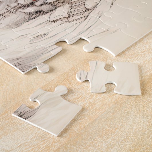 Puzzle Joyeux Noël vintage (Côté)