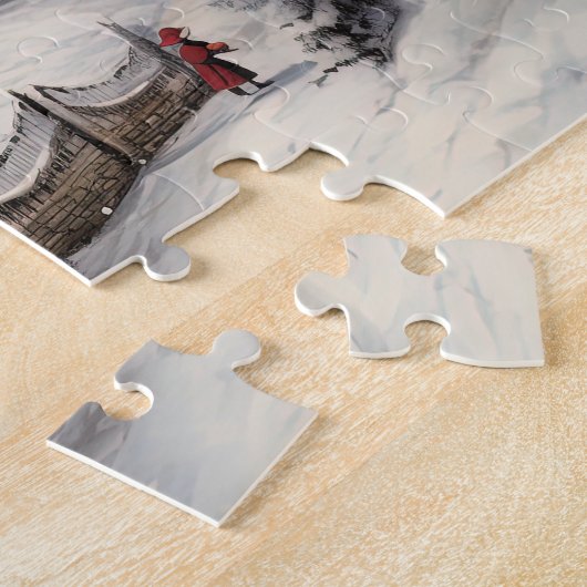 Puzzle Joyeux Noël vintage (Côté)