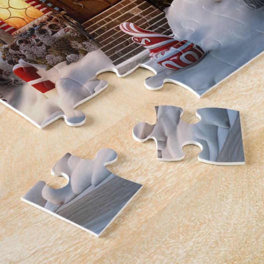 Puzzle Joyeux Noël vintage (Côté)