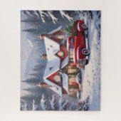 Puzzle Joyeux Noël Vintage Cottage (Vertical)