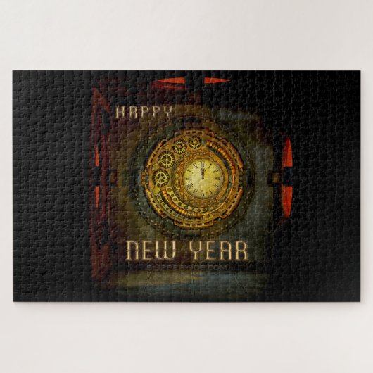 Puzzle Joyeux Nouvel An SlipperyJoe cadeaux gay pride LGB (Horizontal)