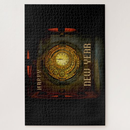 Puzzle Joyeux Nouvel An SlipperyJoe cadeaux gay pride LGB (Vertical)