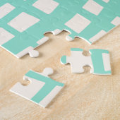 Puzzle Joyeux oeuf de Pâques rustique plaid à l'orange (Côté)