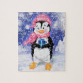 Puzzle Joyeux pingouin - mignon - Noël (Vertical)