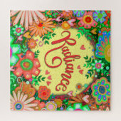 Puzzle Joyeux Rayonnement tendance Coeur Inspiritisme flo (Horizontal)