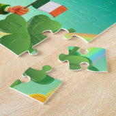 Puzzle Joyeux Saint Patrick's Day coloré (Côté)