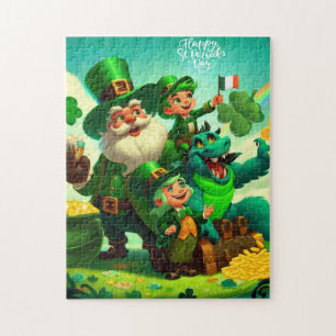 Puzzle Joyeux Saint Patrick's Day coloré