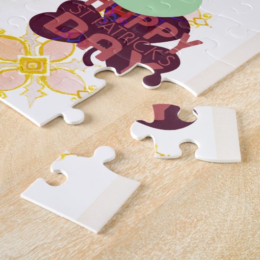 Puzzle Joyeux Saint Patrick's Day Lovely Art Print (Côté)