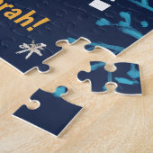 Puzzle Joyeux texte personnalisé Hanoukka (Côté)