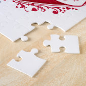 Puzzle Joyeux Valentine ! Red Hearts (Côté)