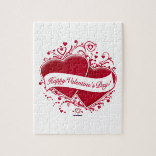 Puzzle Joyeux Valentine ! Red Hearts