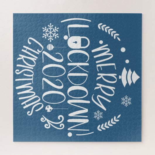 Puzzle Joyeux verrouillage Noël 2020 (Horizontal)