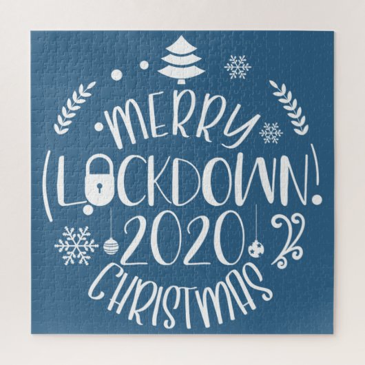 Puzzle Joyeux verrouillage Noël 2020 (Vertical)