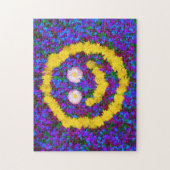 Puzzle Joyeux Visage coloré Dandelion Fleurs (Vertical)