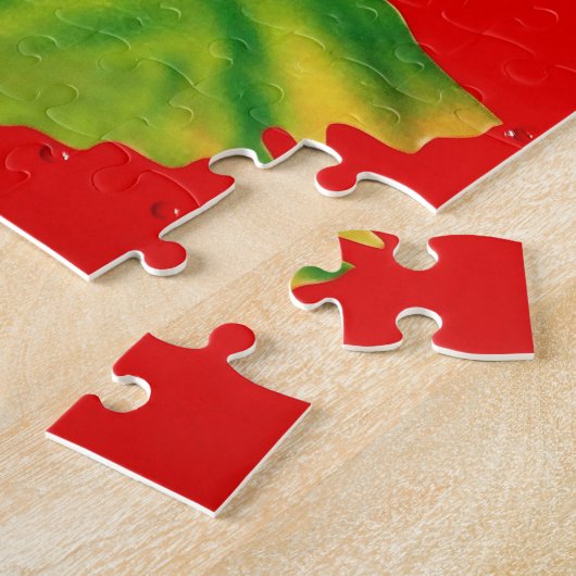 Puzzle Joyeux visage de clown (Côté)