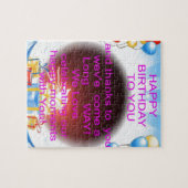 Puzzle JoyeuxAnniversaire à toi (Horizontal)