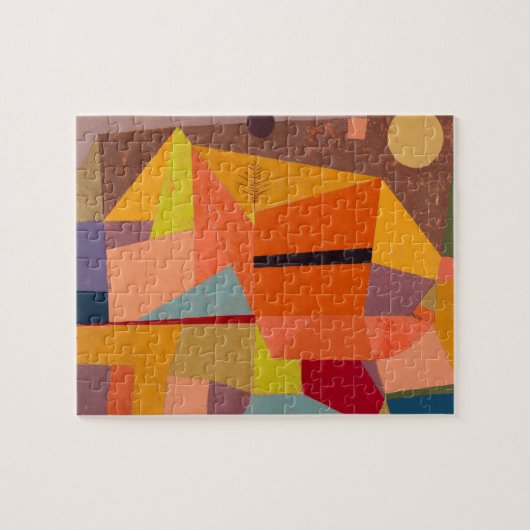 Puzzle Joyful Mountain Landscape  1929  by Paul Klee (Horizontal)