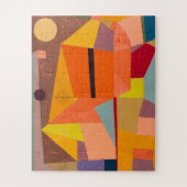 Puzzle Joyful Mountain Landscape, Paul Klee Art Abstrait (Vertical)