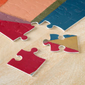 Puzzle Joyful Mountain Landscape, Paul Klee Art Abstrait (Côté)