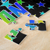 Puzzle "JUAN" First Name, Fun "HAPPY BIRTHDAY" (Côté)