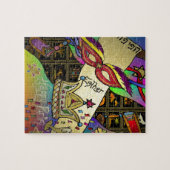 Puzzle Judaica Purim Esther Célébration Art Imprimer (Horizontal)