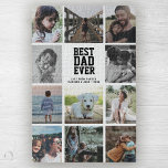 Puzzle Jumbo Photo Collage Fête des pères MEILLEUR PÈRE J<br><div class="desc">Modern Instagram Photo Collage Fête des pères Famille Jumbo Puzzle Un cadeau de Fête des pères magnifique et moderne : Un puzzle de collage photo instagram tendance avec votre message personnel et les noms pour le meilleur papa jamais.</div>