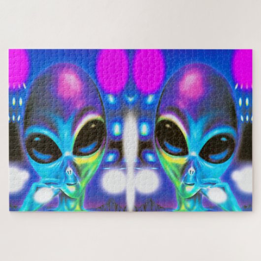 Puzzle jumeaux Aliens (Horizontal)