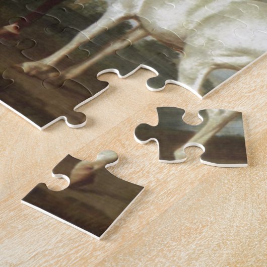 Puzzle Juments et poulains dans un paysage George Stubbs (Côté)