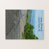 Puzzle Jump Off Rock Laurel Park NC Fin printemps (Horizontal)