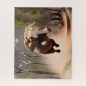 Puzzle "Jumping Joy : Le saut des éléphants Animés" (Vertical)