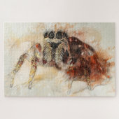 Puzzle Jumping spider paint (Horizontal)
