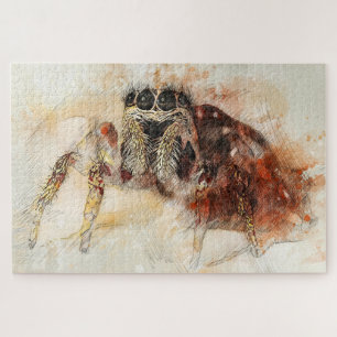 Puzzle Jumping spider paint